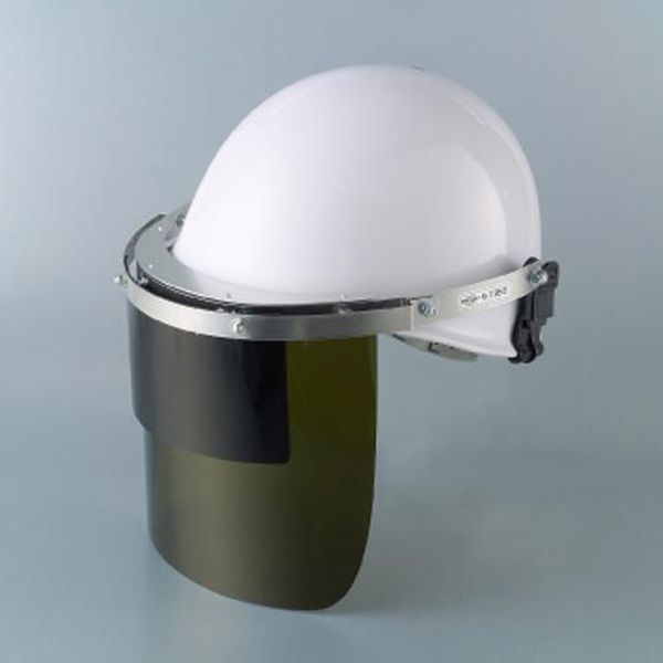 【メーカー在庫あり】 エスコ ESCO ＃3／8／10 ヘルメット取付型溶接面（二重レンズ／ミゾ無 EA800KA-13 HD店