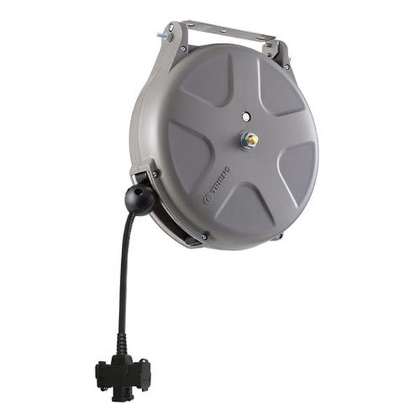 【メーカー在庫あり】 エスコ ESCO AC125V／ 6Ax 10m コードリール（自動巻） EA815SS-6A HD店