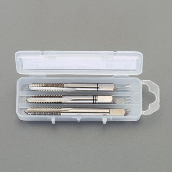 【メーカー在庫あり】 エスコ ESCO M10x1.50 ハンドタップ3本組（左ねじ用／HSS） EA829JB-10 HD店