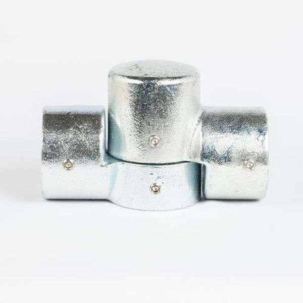 【メーカー在庫あり】 エスコ ESCO 48.6mm パイプジョイント（コーナーY継ぎ／自在） EA948TF-3 HD店