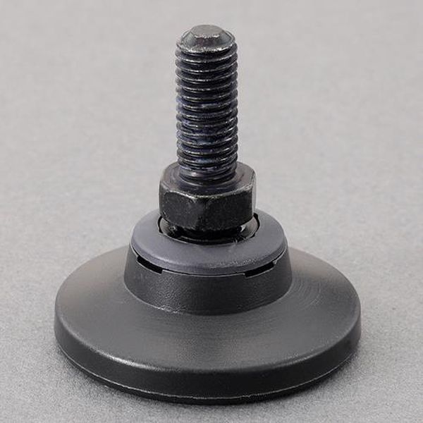 ●ベース径(mm)…32●ねじ…M8×20●耐荷重(kg)…120●材質…ねじ部：スチール(黒クロメート）底部：ポリアセタールストッパーキャップ：ポリアミド●ベース高さ…15.5mm●首振り機構（約20°）●約20°の首ふり機構付き。床面に傾斜がある場合でも本体を垂直に保ちます。EA949HA-16楽天 HD店