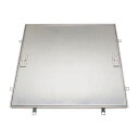 【メーカー在庫あり】 エスコ ESCO 300角用フロアハッチ(張物用/把手式) EA997LE-83 HD店