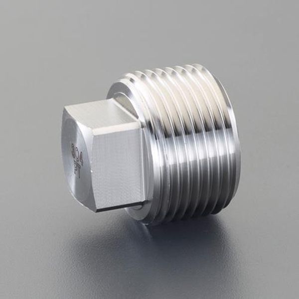 【メーカー在庫あり】 エスコ ESCO R 3/8インチ 四角プラグ (ステンレス製) EA141AD-213 HD店