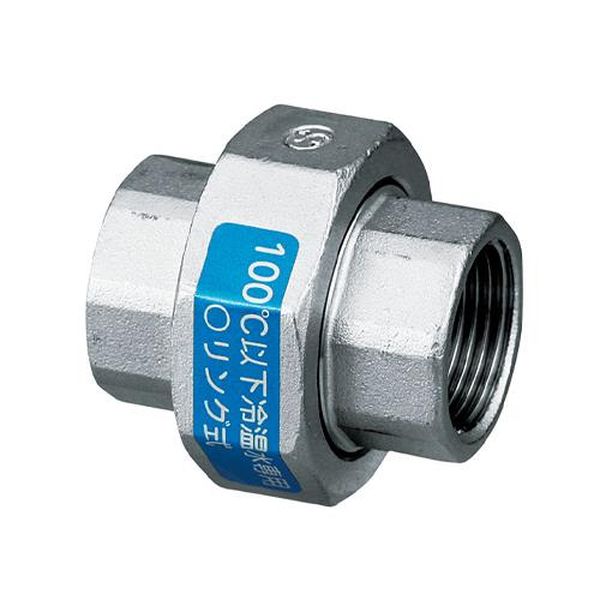 【メーカー在庫あり】 エスコ ESCO Rc 1/2インチ ユニオン (オーリング式/ステンレス製) EA469AG-204A HD店