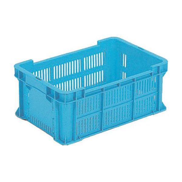 【メーカー在庫あり】 エスコ ESCO 495x315x178mm/20.4L コンテナ (ライトブルー) EA506AB-232 HD店