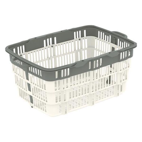 【メーカー在庫あり】 エスコ ESCO 570x361x237mm/30.1L コンテナ (グレーホワイト) EA506AK-60 HD店