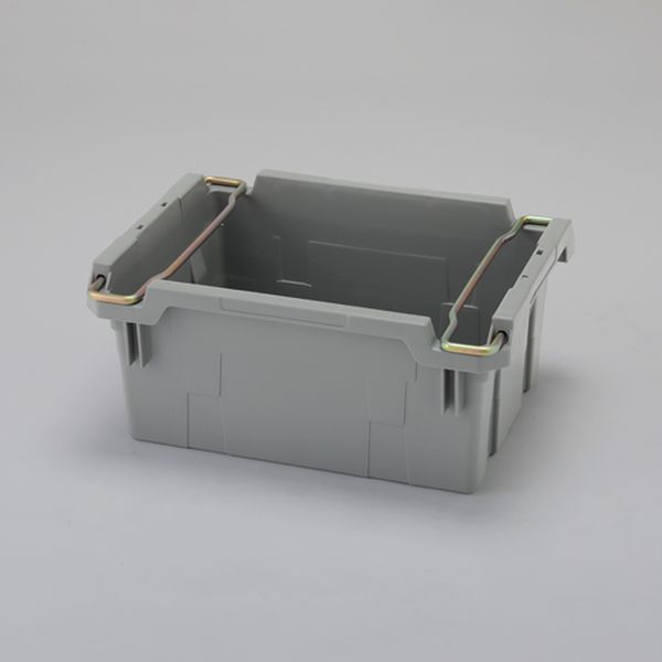 【メーカー在庫あり】 エスコ ESCO 454x340x202mm/22.2L コンテナ (グレー) EA506A...