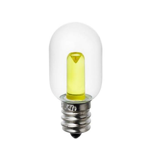 【メーカー在庫あり】 エスコ ESCO AC100V/0.5W/E12 電球 (LED/ナツメ球/黄) EA758ZM-93 HD店