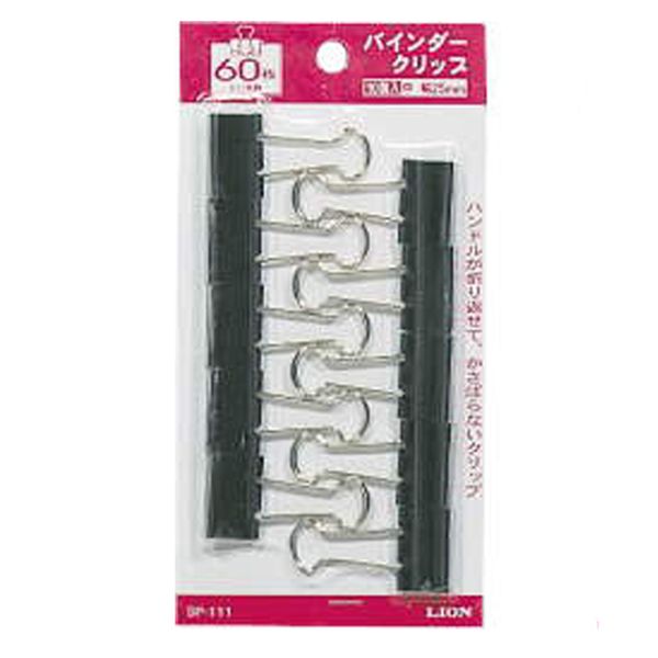 【メーカー在庫あり】 エスコ ESCO 25mm/60枚 バインダークリップ (10個) EA762FB-64 HD店