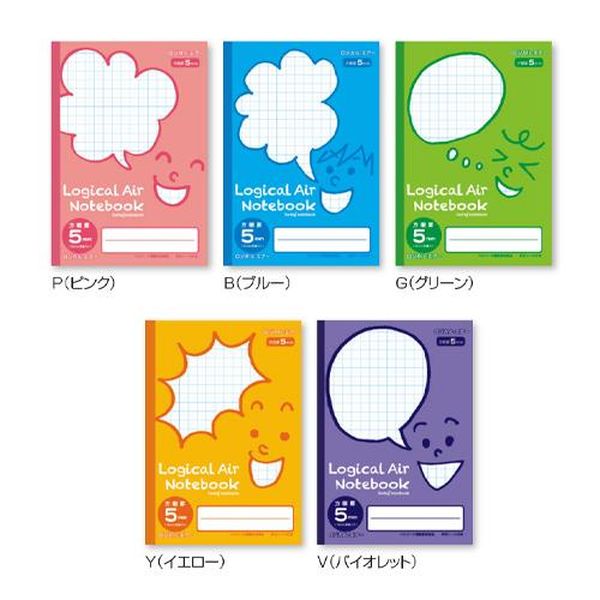 【メーカー在庫あり】 エスコ ESCO 方眼罫5mm セミB5ノート (30ページ/5冊パック) EA762GC-331 HD店