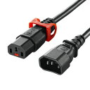 【メーカー在庫あり】 エスコ ESCO 250V/15Ax3m 電源コード (サーバーPC接続/抜止) EA764CD-59 HD店(2)