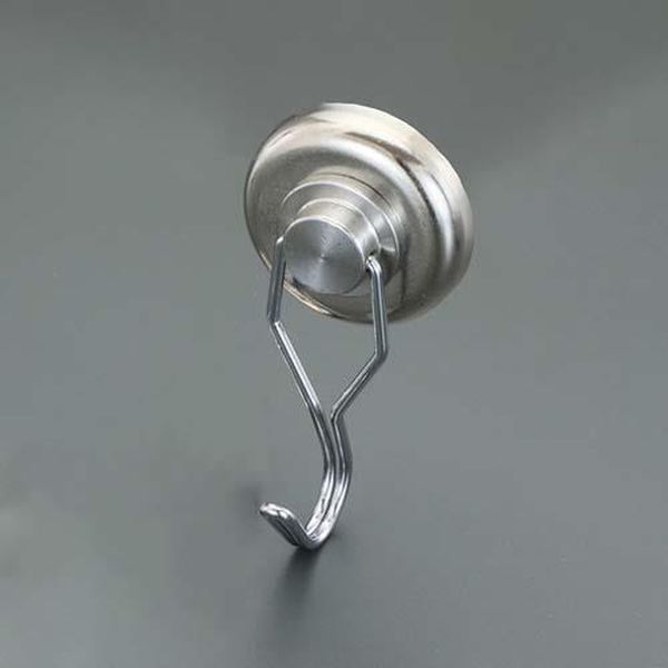 【メーカー在庫あり】 エスコ ESCO φ40mm/50kg マグネットフック (スイベル式/シルバー) EA781ET-90A HD店