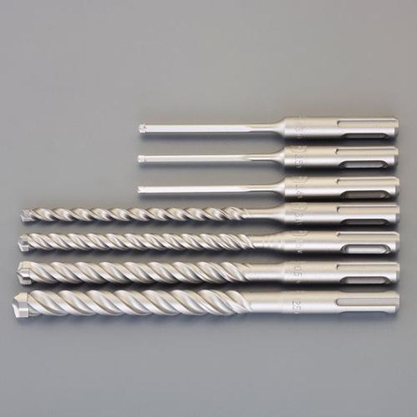 【メーカー在庫あり】 エスコ ESCO 3.4-12.7mm/10本組 SDSプラスドリルビット EA810MB-1 HD店