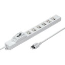【メーカー在庫あり】 エスコ ESCO AC125V/15Ax5m タップ (6口/3P/漏電ブレーカー) EA815GM-356 HD店