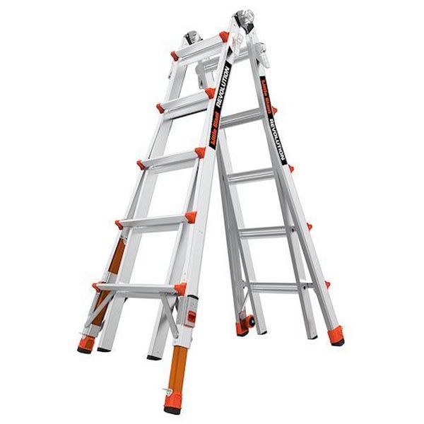 Ladders - 【メーカー在庫あり】 エスコ ESCO 梯子兼用脚立 (伸縮式) EA905EC-5A HD店