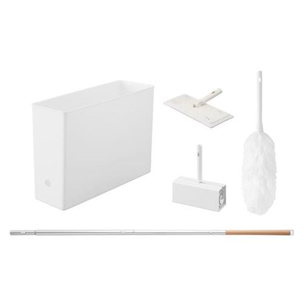 【メーカー在庫あり】 エスコ ESCO [5点組] 掃除用具セット (ホワイト) EA928AB-101 HD店