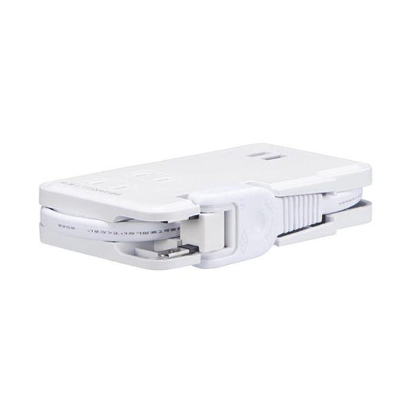 【メーカー在庫あり】 エスコ ESCO AC100V/2.4A/0.9m 3口タップ (巻取式/USB-A付) EA940CD-119 HD店