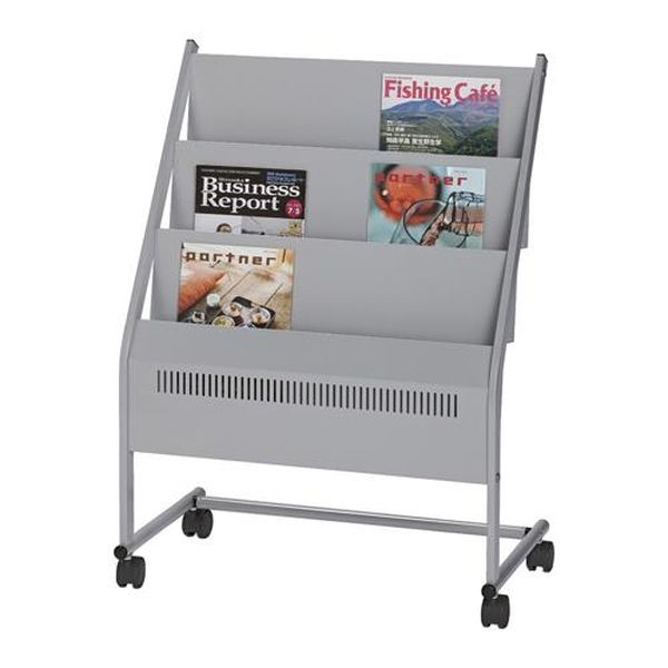 【メーカー在庫あり】 エスコ ESCO 700x390x950mm/3段 マガジンスタンド EA954LB-51 HD店