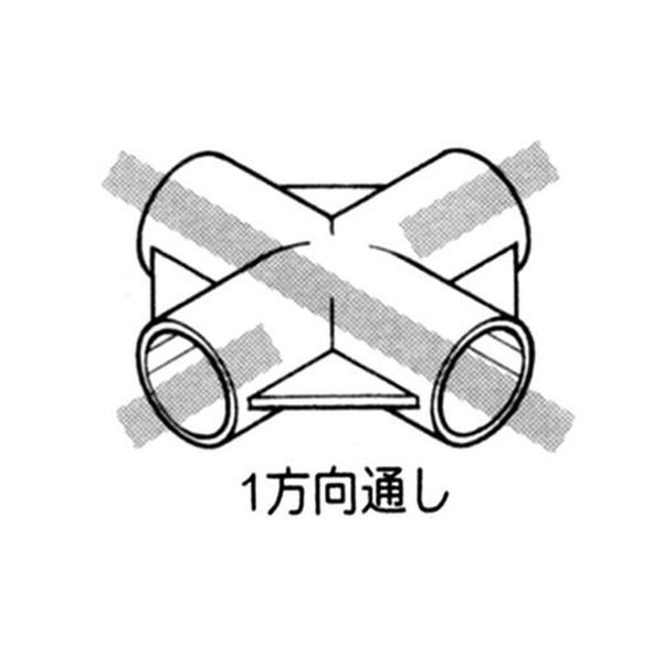 ヒロチー商事 ハーレー 楽天市場店の【メーカー在庫あり】 エスコ ESCO [パイプラック用] 4方向プラスチックジョイント (ブラック) EA976BY-491 HD店｜アングル2