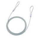 【メーカー在庫あり】 エスコ ESCO φ4.6mmx2.0m セキュリティワイヤー (ビニールコート) EA983TS-282 HD店