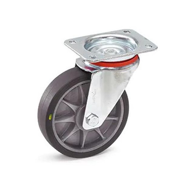 【メーカー在庫あり】 エスコ ESCO 160mm キャスター (自在金具/TPEタイヤ/ESD) EA986CD-160 HD店