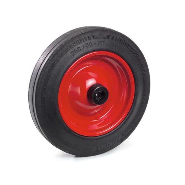 【メーカー在庫あり】 エスコ ESCO 250x60mm ソリッドラバータイヤ (スチールホイール) EA986CW-2 HD店