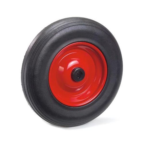 【メーカー在庫あり】 エスコ ESCO 400x80mm ソリッドラバータイヤ (スチールホイール) EA986CW-4 HD店