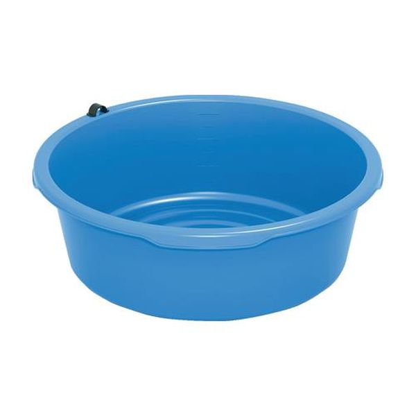 ●容量…37L●サイズ(mm)…φ592×190（H）●材質…PP●色…ブルー●内寸(mm)…φ535×188（H）●有効内寸…φ472×188（H）mm●目盛線付（5L刻み）●シャワーヘッドを外さずに固定できます。ホース留めを差し込むだけで、ホースを容易に固定できます。EA991PN-5楽天 HD店　