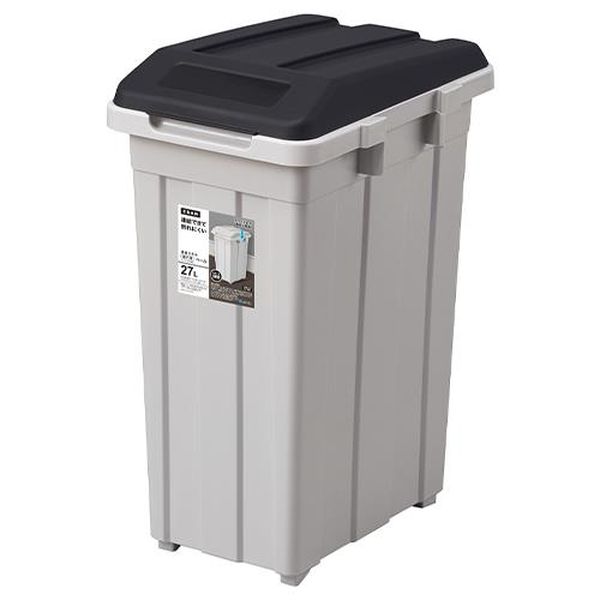 【メーカー在庫あり】 エスコ ESCO 367x265x520mm/27L ダストボックス (黒) EA995A-25 HD店