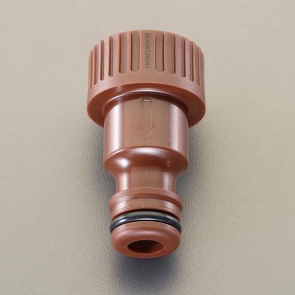 【メーカー在庫あり】 エスコ ESCO 呼13 雌ネジ口金(逆止弁付) EA124LB-21A HD店