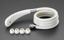 【メーカー在庫あり】 エスコ ESCO G1/2x1.6m シャワーホースセット(クリーム) EA468BX-1C HD店