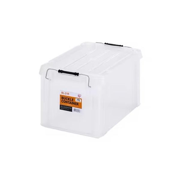 【メーカー在庫あり】 エスコ ESCO 450x295x255mm 収納ケース(バックル付/クリア) EA506AB-40A HD店