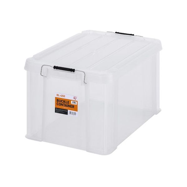 【メーカー在庫あり】 エスコ ESCO 580x385x320mm 収納ケース(バックル付/クリアー/3個) EA506AB-46BA HD店