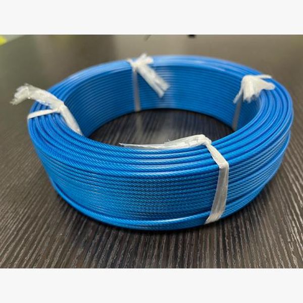 【メーカー在庫あり】 エスコ ESCO 2/ 4mmx100m/7x 7 ワイヤーロープ(ステンレス製・PVCコート EA628SN-200 HD店