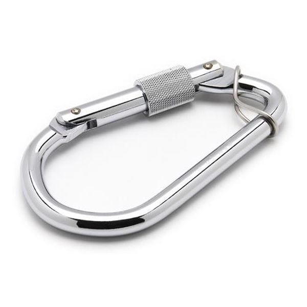 ●内寸(mm)…104×55●線径(mm)…10●開口(mm)…48.6●使用荷重(kg)…170●仕様…環付●破壊荷重…2050kg●材質…鉄（ニッケルクロムメッキ）●重量…213g●単管がゲートを通ります。●開閉稈にバネが入っていないため自動では戻りません。EA638JW-51楽天 HD店