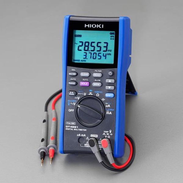 【メーカー在庫あり】 エスコ ESCO デジタルマルチメーター(携帯用ケース付) EA707A-105 HD店