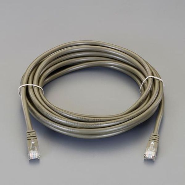 【メーカー在庫あり】 エスコ ESCO [OD色] 5m LANケーブル(cat6/単線) EA764BS-5A HD店
