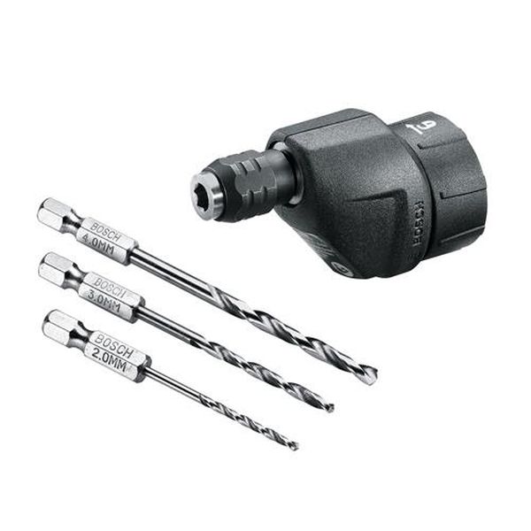●メーカー適合品番…IXO III、IXO IV、IXO V（コードレススクリュードライバー）●サイズ…75(W)×43(D)×35(H)mm●重量…120g●付属品…鉄工ドリルビット3本（φ2・3・4mm×各1本）●最大5mmまでの厚さの木材、プラスチック、石膏ボードの穴あけが可能●スリムなデザインでどこでも届き、操作もラクラク●狭い場所でのカンタンな穴あけ作業に最適●組み合わせて使用できるは下記のその他関連を参照ください。EA813BA-34楽天 HD店