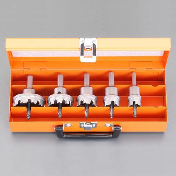 【メーカー在庫あり】 エスコ ESCO 5本組 超硬ホルソーセット EA823AB-203B HD店