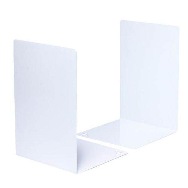 ●色…ホワイト●サイズ…136(W)×139(D)×200(H)mm●材質…スチール（カラー焼付け塗装）●重量…436.5g●入数…2枚●デスク上の本や資料整理に便利。●シンプルで飽きのこないデザイン。●裏面に滑り止めパッドが付いているので整理した書類などをしっかりキープ。EA954TE-29A楽天 HD店