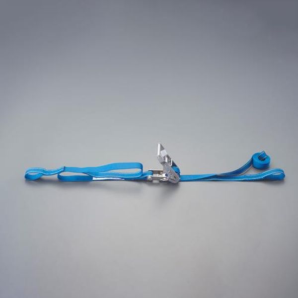 ●シリーズ…ベルタイト●使用荷重…254kg●ベルト長…固定側：1m、調整側：3m●ベルト（幅×厚み）…25×1.7mm●材質…ベルト：リサイクルポリエステル糸バックル：ステンレス●破断荷重…10kN●ベルト色…黒●両端アイ型●ラチェットバックルは、固定したい荷物に装着し、ラチェットレバーを反復運動させることで強く締め付けることができます。●しっかりと荷物を固定したい場合に最適です。●楽々締め付け。ステンレスで出来ているため、サビに強く、劣化しにくい製品です。●ベルトの「シグナルライン」（黄色線）がすり切れる又は目立った切り傷、すり傷、引っ掛け傷等が認められたら、新しいものと取り替えてください。●玉掛け厳禁●角張ったものや出っ張りのある吊荷には、必ず当てものをしてください。EA982SD-4A楽天 HD店