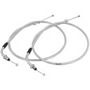 【メーカー在庫あり】 キタコ スロットルケーブルセット グロム メッシュ 60mmショート 905-1432400 HD店