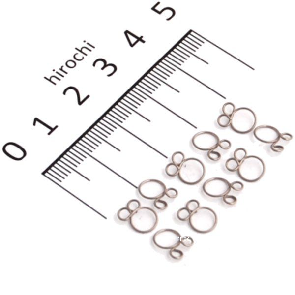 【メーカー在庫あり】 キタコ ホースクリップ φ6 ステンレス 10個入り 995-0600106 HD店