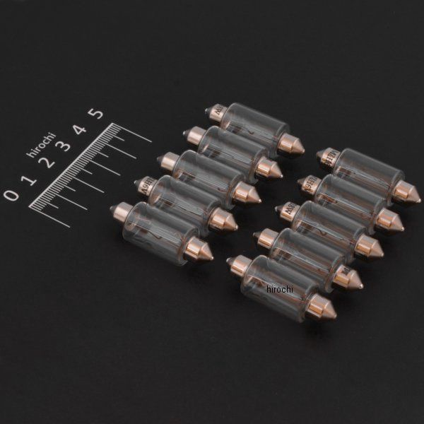 M&H マツシマ ノーマルバルブ 6V18W マクラ球 ストップ球 ウインカー球 (クリア) 1箱 (10個入り) B-6942 HD店