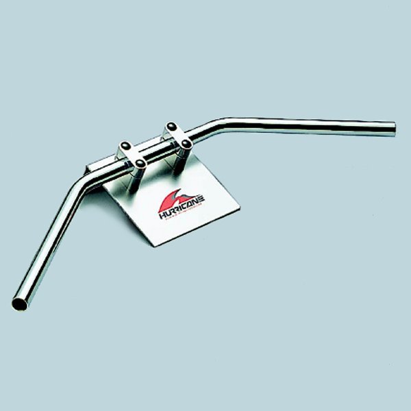 【メーカー在庫あり】 ハリケーン Φ7/8インチ ハンドルバー フラット3型 クロームメッキ HB0058C-01 HD店