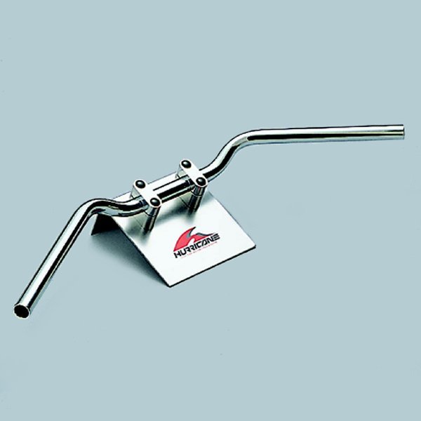 【メーカー在庫あり】 ハリケーン Φ7/8インチ ハンドルバー フラットコンチ1型 ブラック HB0061B-01 HD店