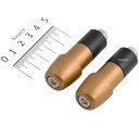 【メーカー在庫あり】 ハリケーン アルミ削り出しサイドキャップ ゴールド Φ7/8インチハンドル用 HB0302G HD店