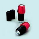 【メーカー在庫あり】 ハリケーン アルミ削り出しサイドキャップ レッド Φ7/8インチハンドル用 HB0313R HD店