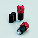 【メーカー在庫あり】 ハリケーン アルミ削り出しサイドキャップ レッド Φ7/8インチハンドル用 HB0315R HD店