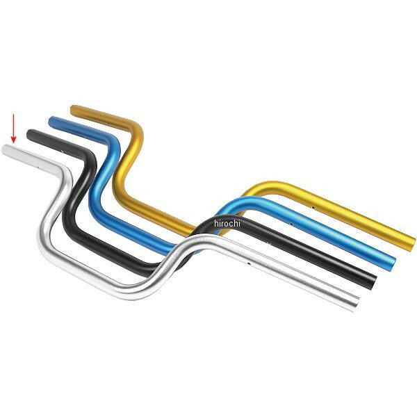 SP武川 アルミステアリングハンドルパイプ Z125 PRO マットシルバー 06-01-2515 HD店